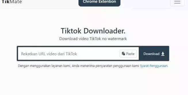 Tikmate Download Video Tiktok Tanpa Watermark Full HD Gratis
