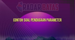 Contoh Soal Pendugaan Parameter